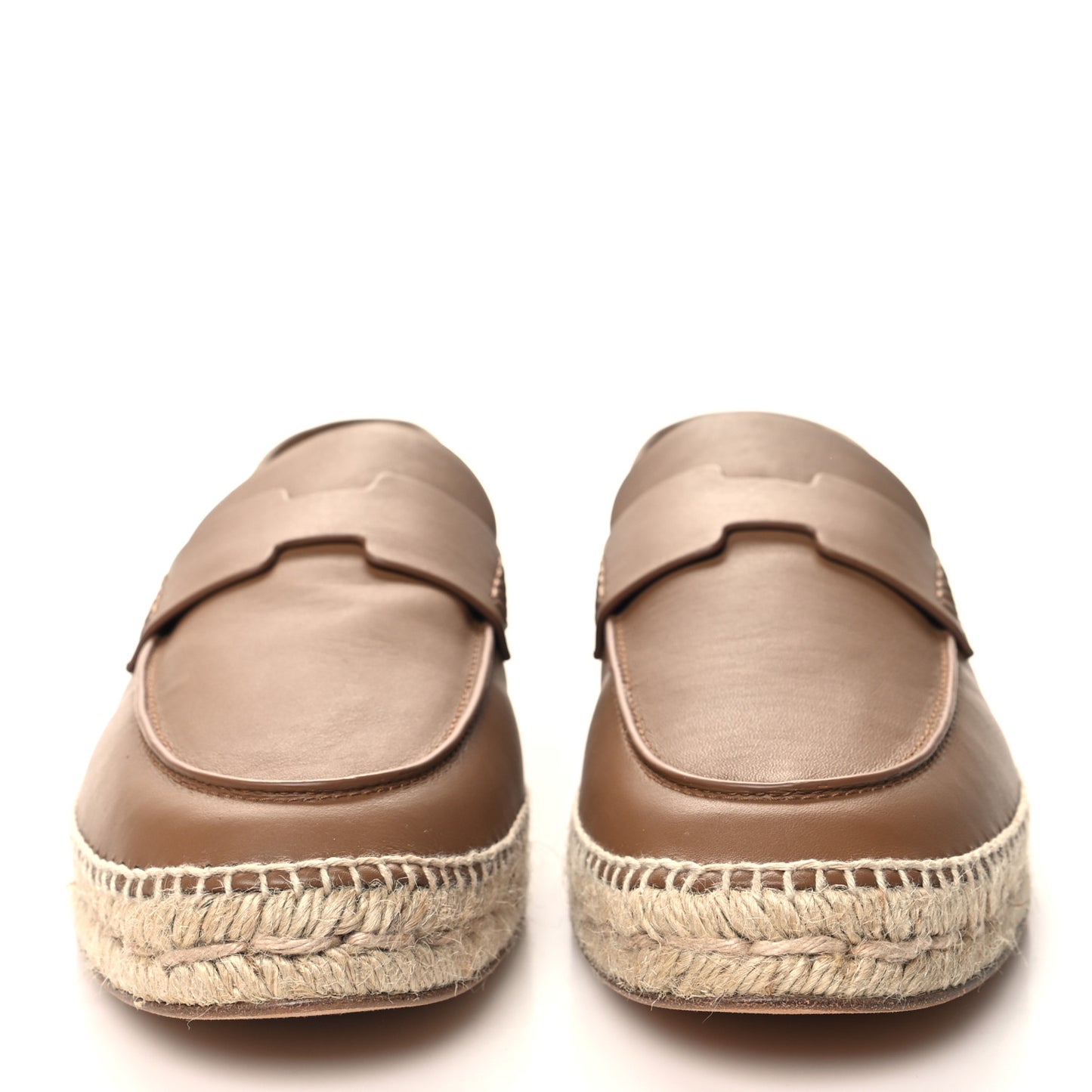 Calfskin Mens Trip Espadrilles 43 Naturel Safari