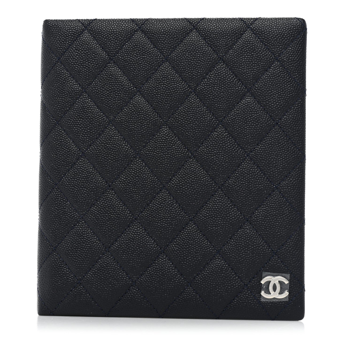 Caviar Quilted Notebook Black