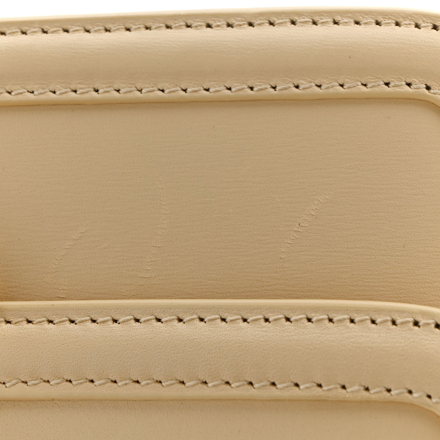 Smooth Calfskin Small Solferino Satchel Ivory Natural