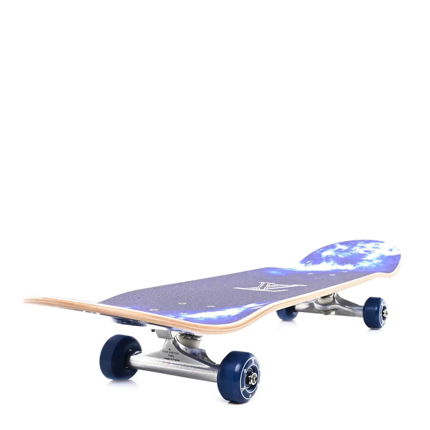 Monogram Bandana Maple Wood Skateboard Blue