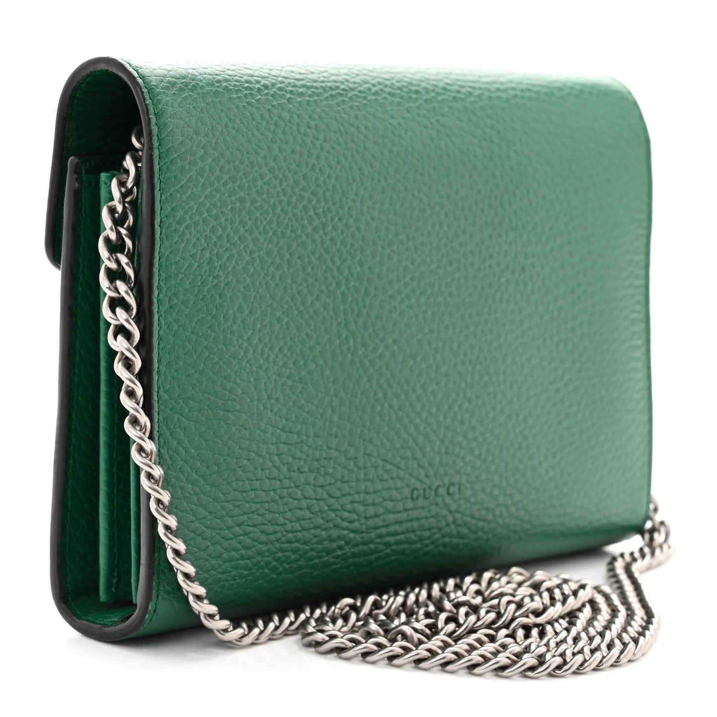 Calfskin Mini Dionysus Chain Wallet Emerald