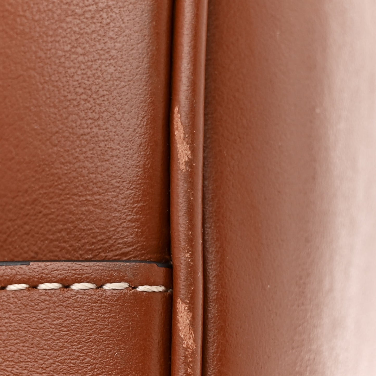 Smooth Calfskin Medium Strap Ava Shoulder Bag Tan