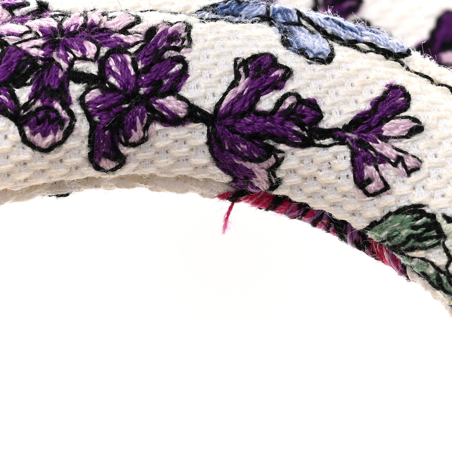 Canvas Florilegio Embroidered Mini Lady D-Lite White Multicolor
