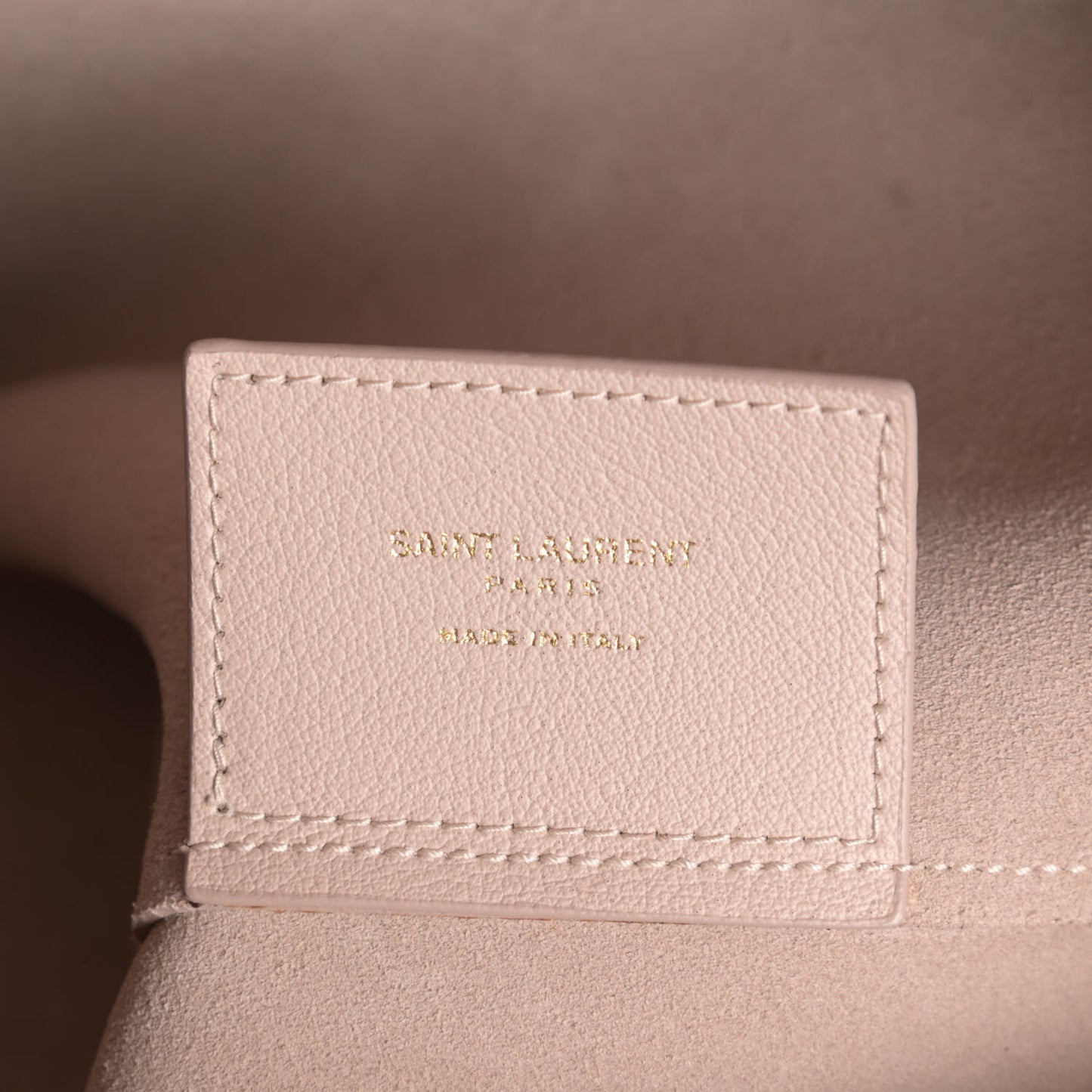 Calfskin Large Shopping Tote Pale Blush
