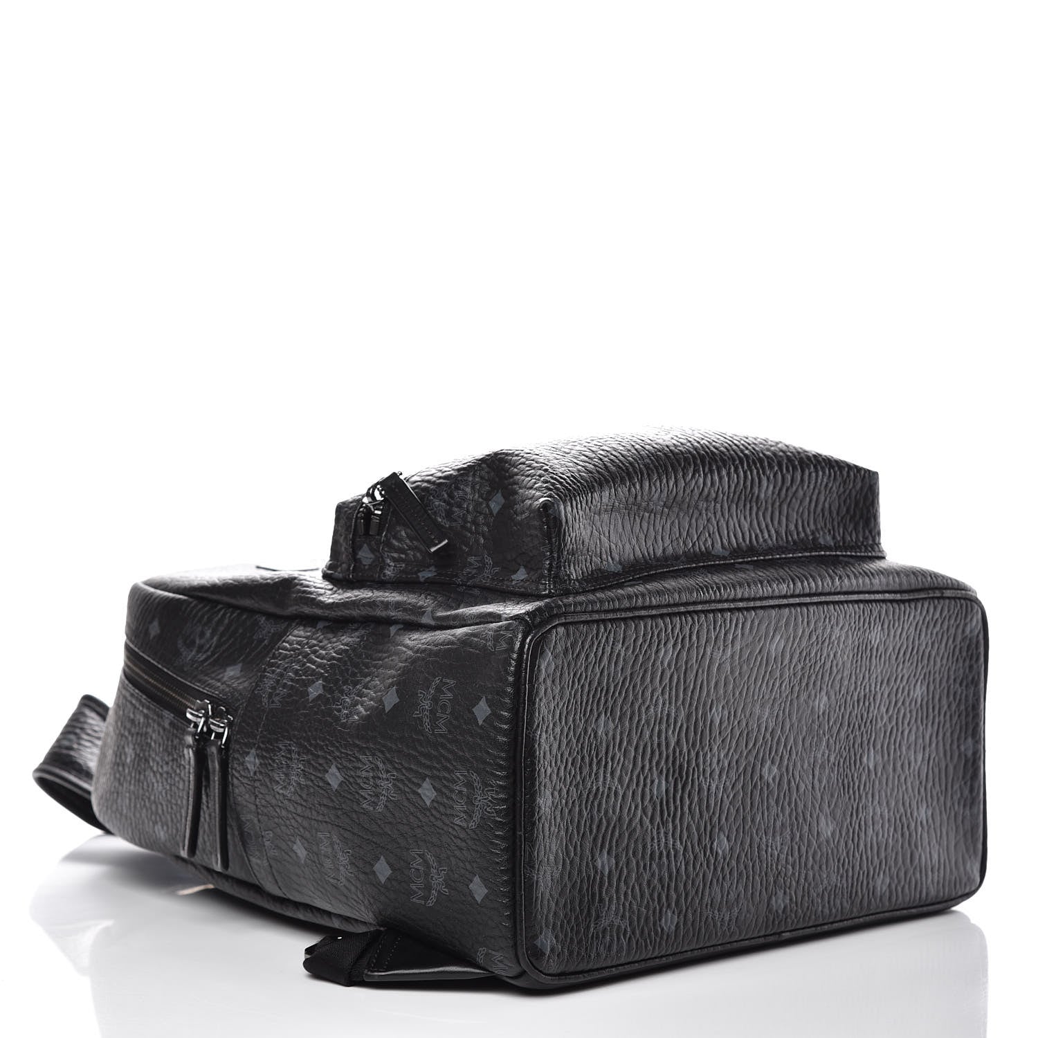 MCM Visetos Medium Stark Backpack Black 4 of 10