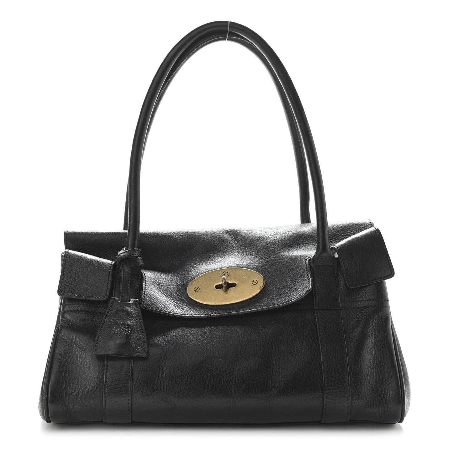 Natural Leather Small Bayswater Black