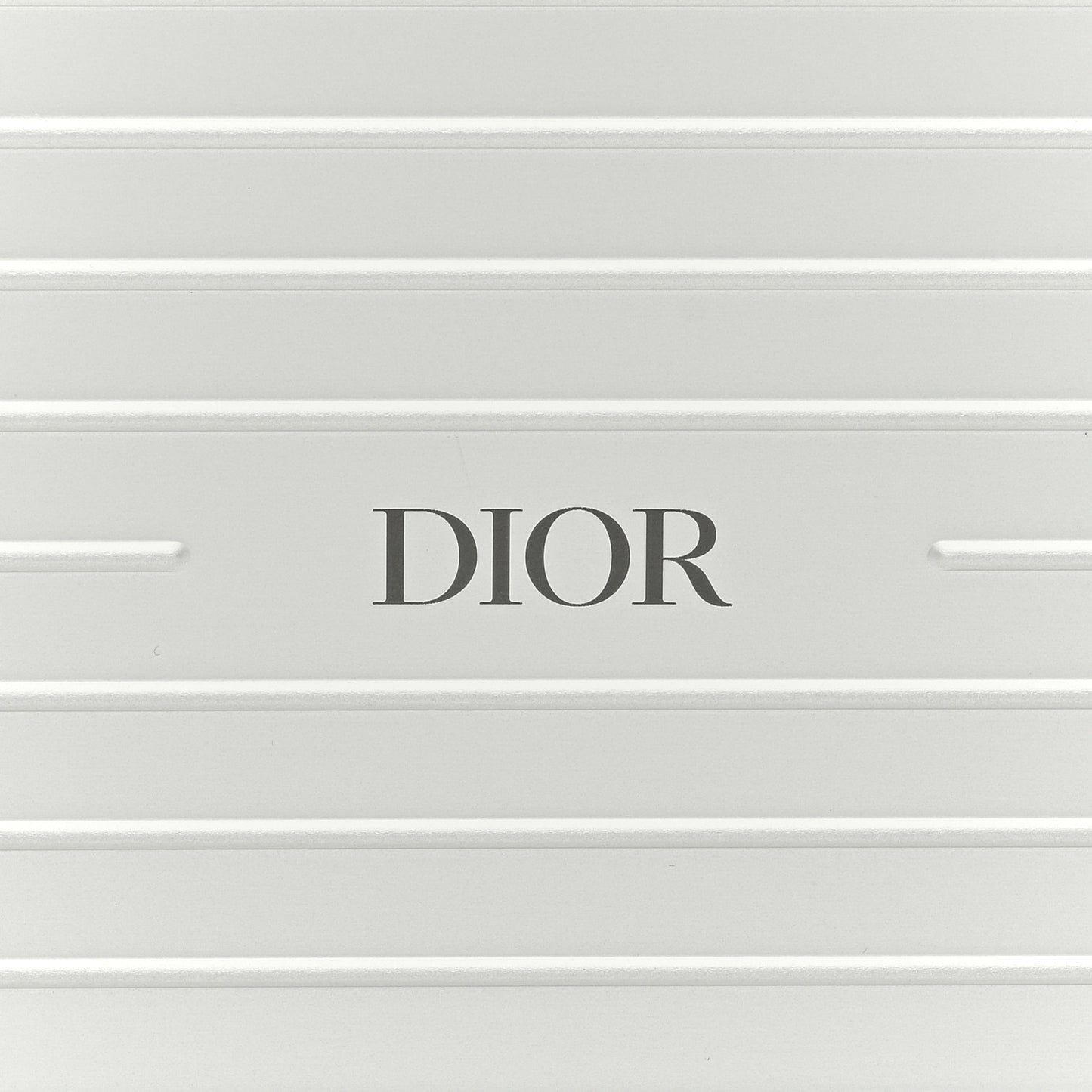 X RIMOWA Aluminum Personal Clutch On Strap Silver