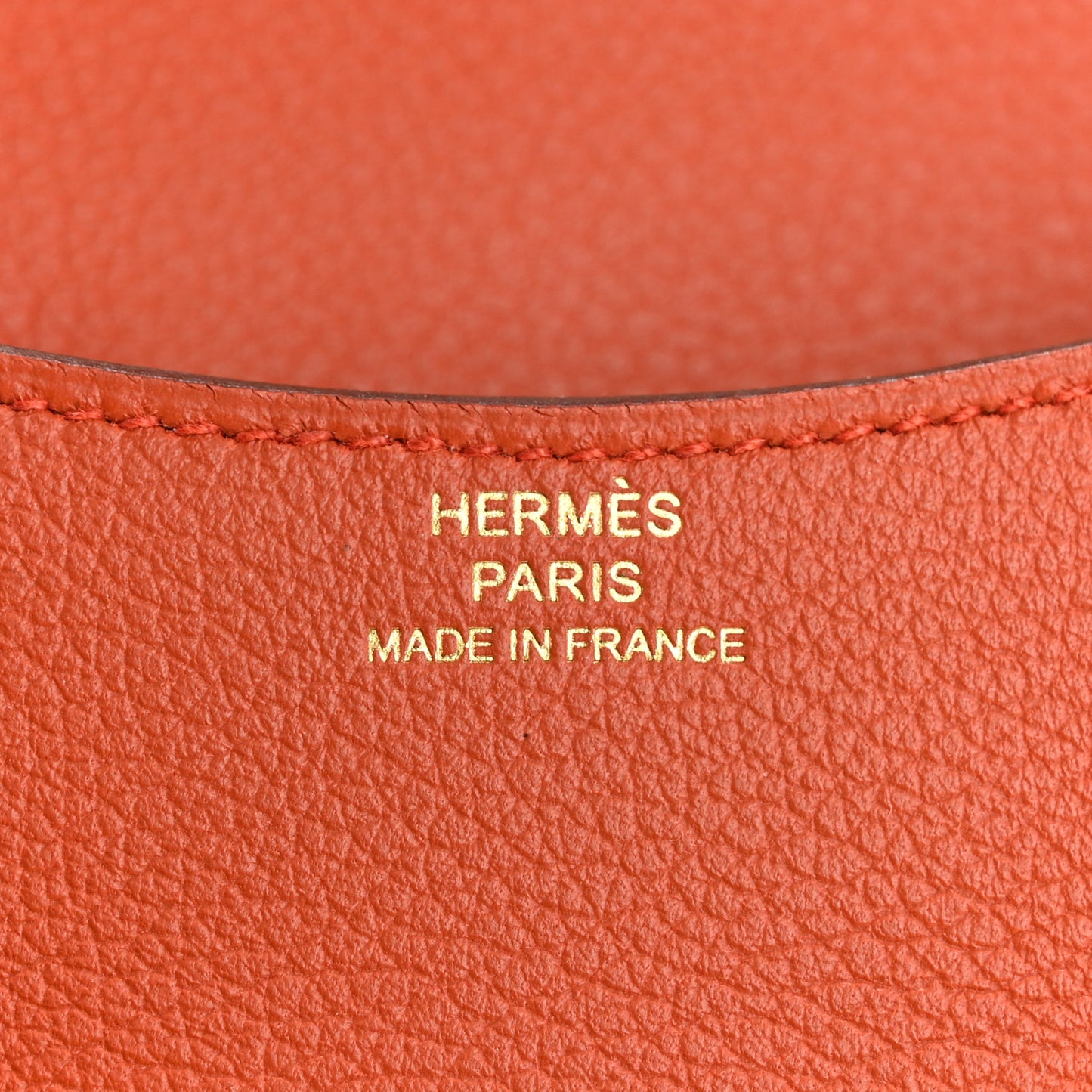 Evercolor Bi-Color Constance Slim Wallet Terre Battue Capucine