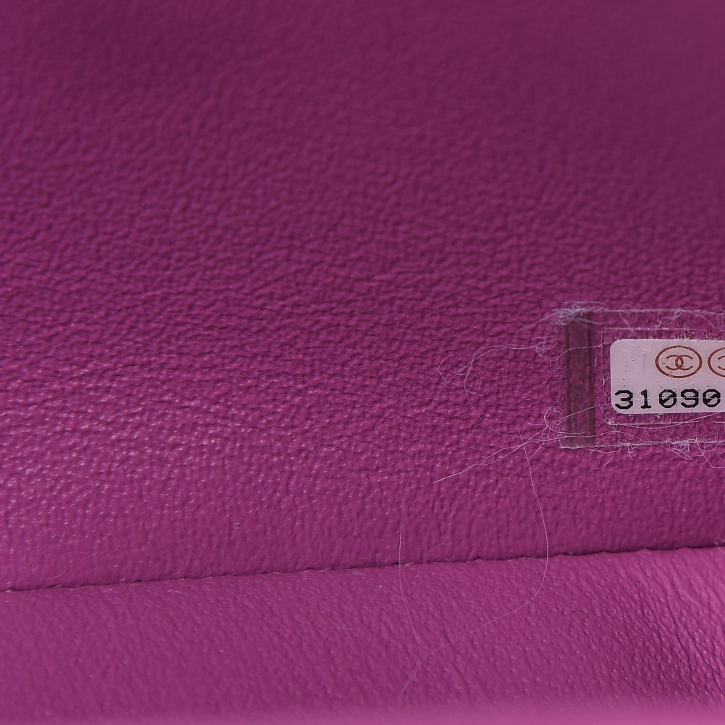 Lambskin Quilted Mini Rectangular Flap Blue Purple