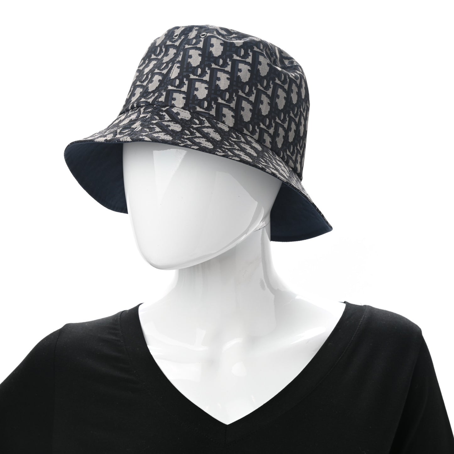 Oblique Reversible Teddy-D Brim Bucket Hat 59 Blue