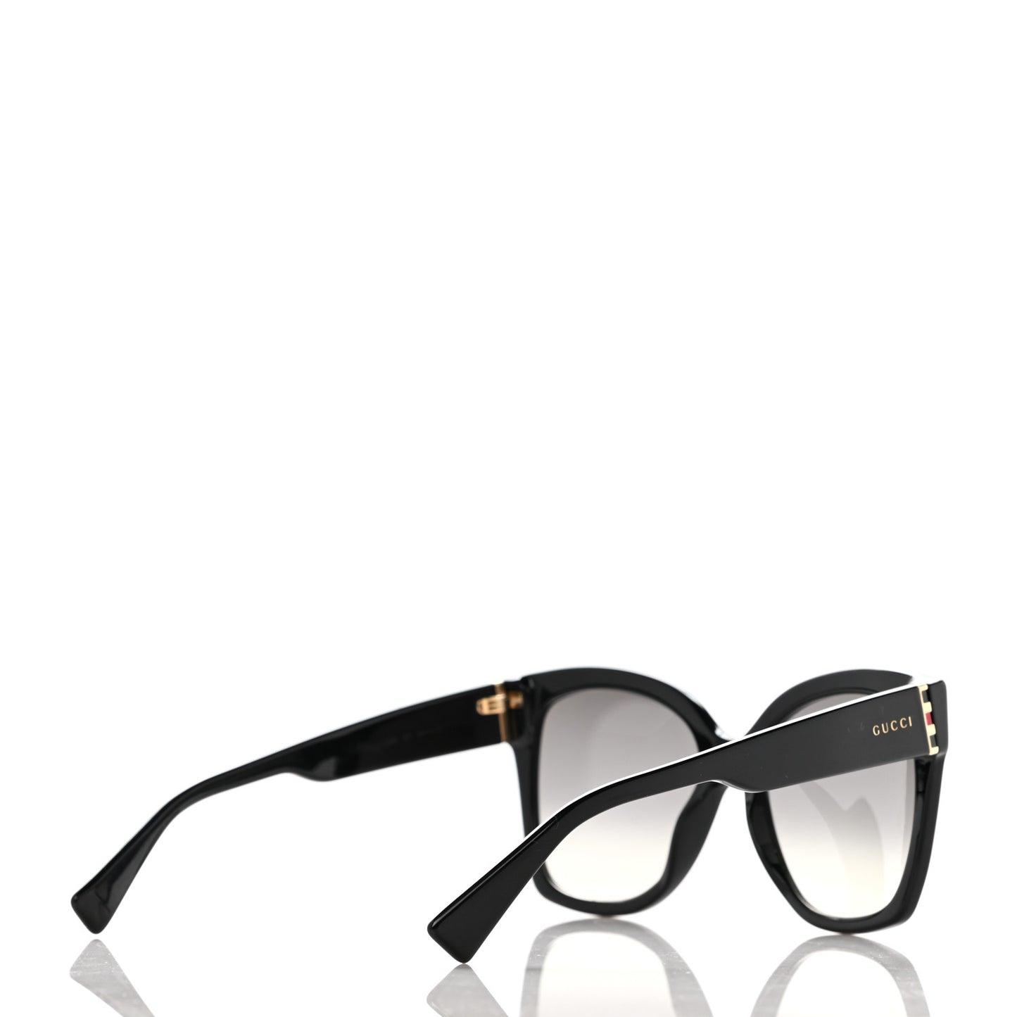 Acetate Square Frame Sunglasses GG0459S Black
