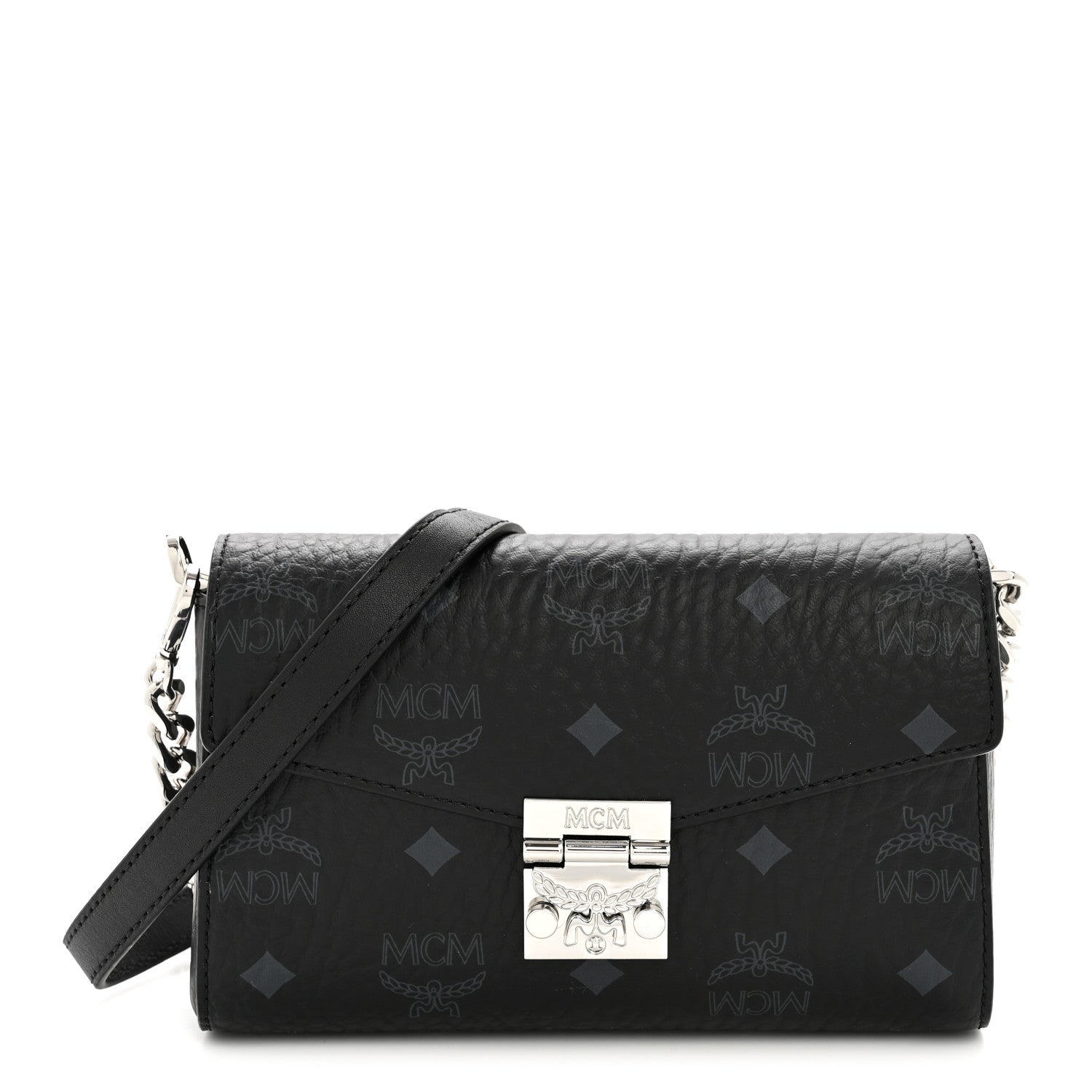 MCM Visetos Tracy Crossbody Black 1840078 – FASHIONPHILE