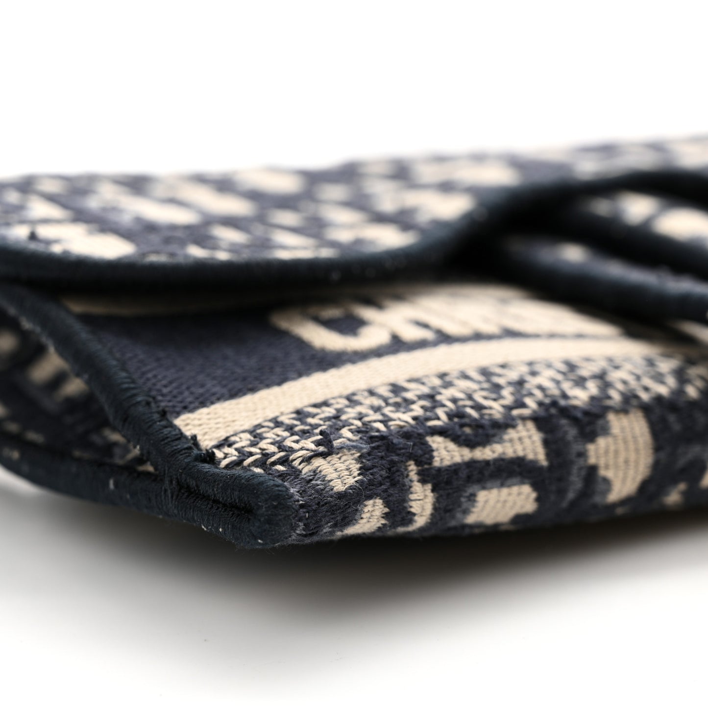 Oblique Saddle Belt Bag Blue