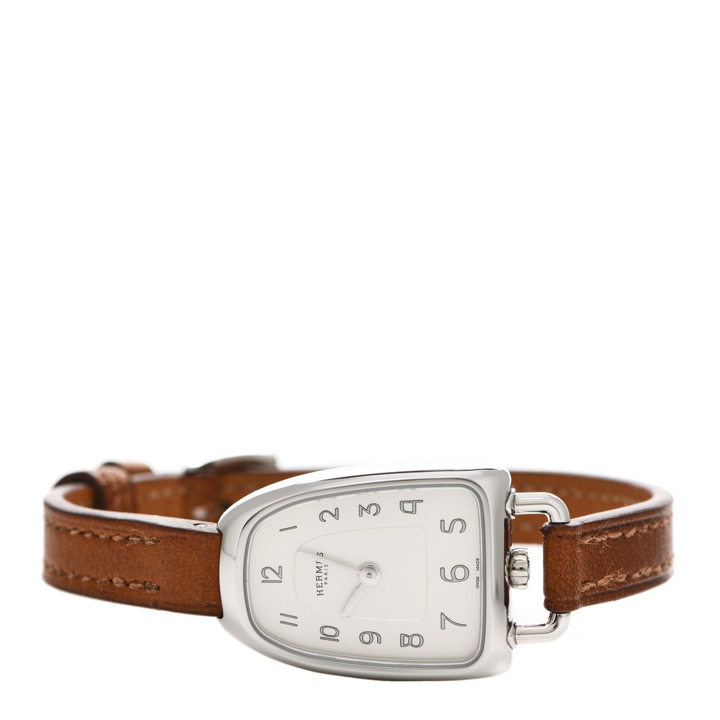 Stainless Steel Barenia 20mm Galop Quartz Watch Fauve