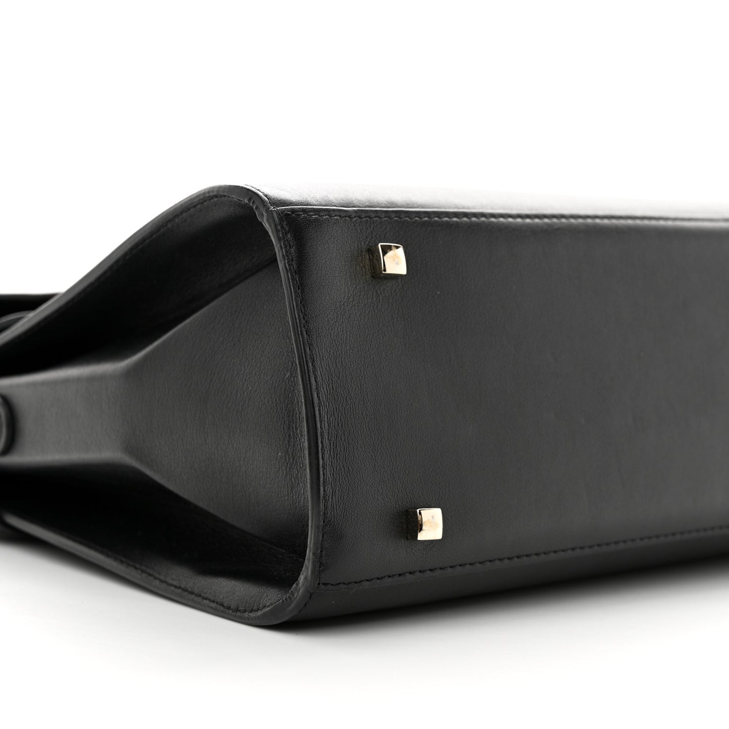 Smooth Calfskin GM Tempete Satchel Black