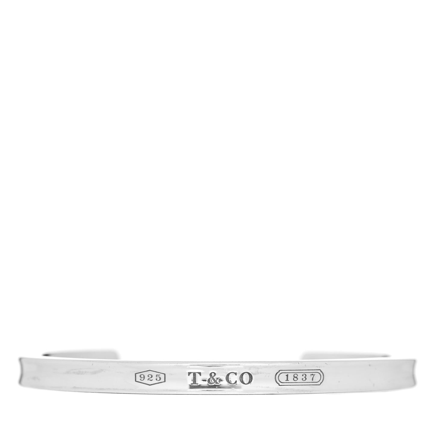 Sterling Silver Narrow 1837 Cuff Bracelet