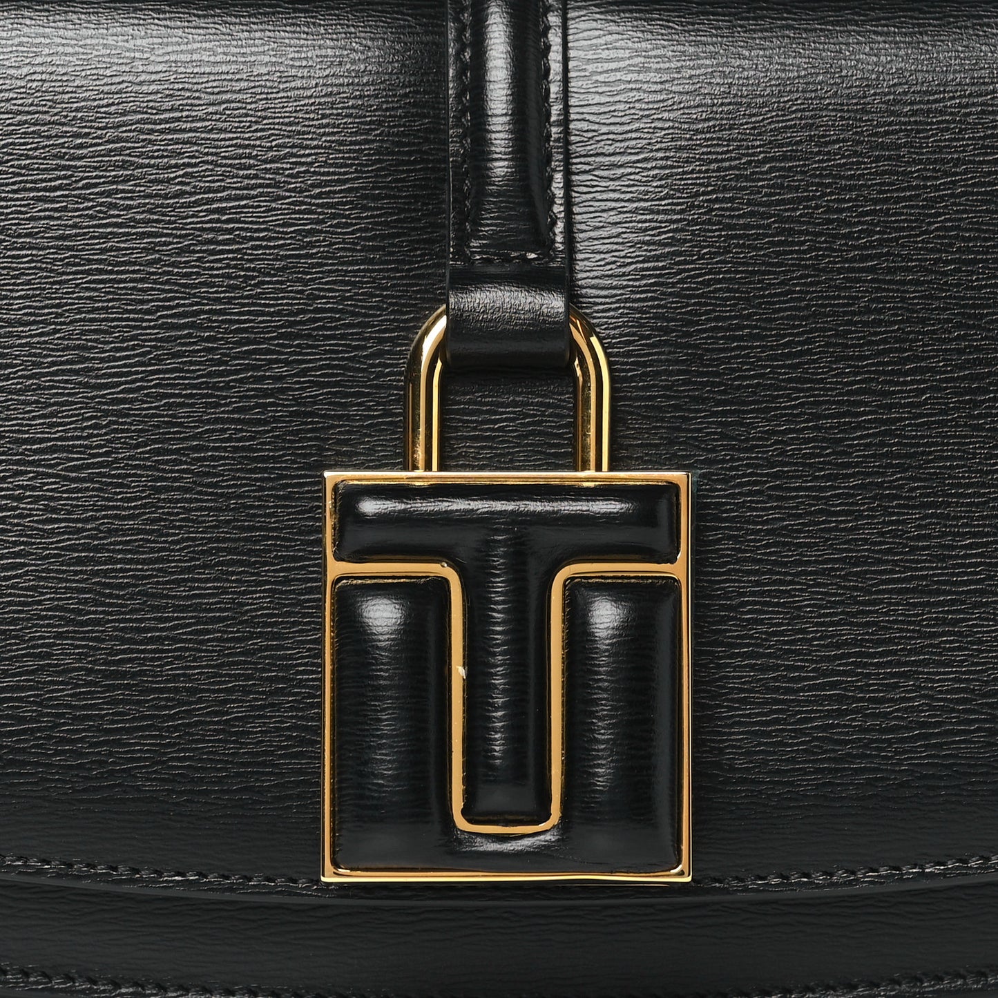Palmellato Padlock Mini Shoulder Bag Black