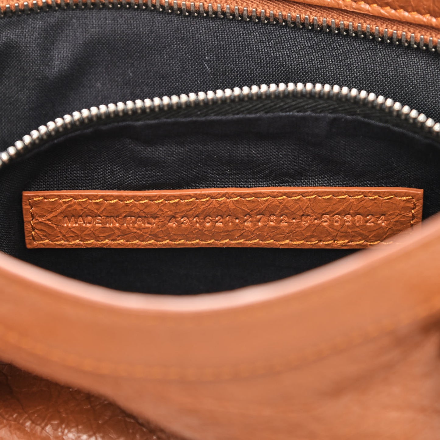 Agneau Classic Silver Hardware S City Camel