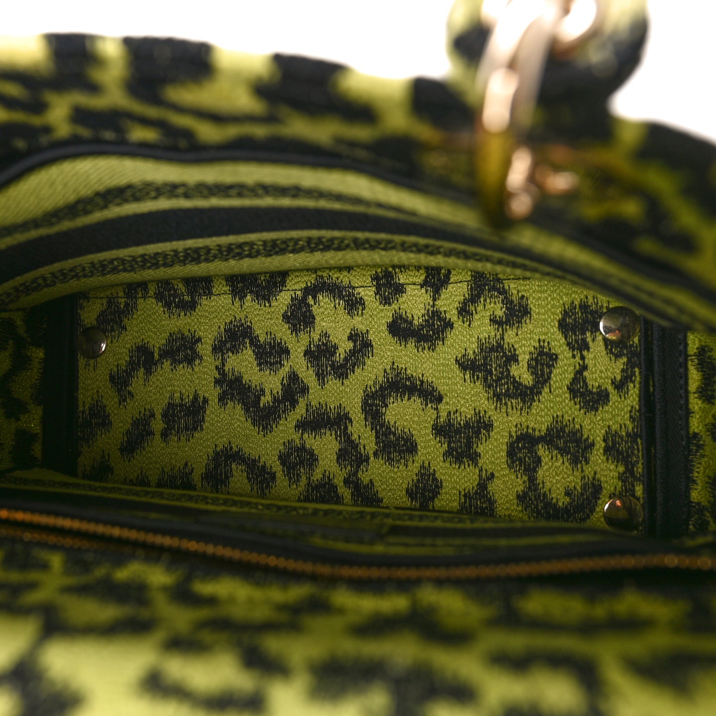 Canvas Mizza Embroidered Medium Lady D-Lite Lime Pop