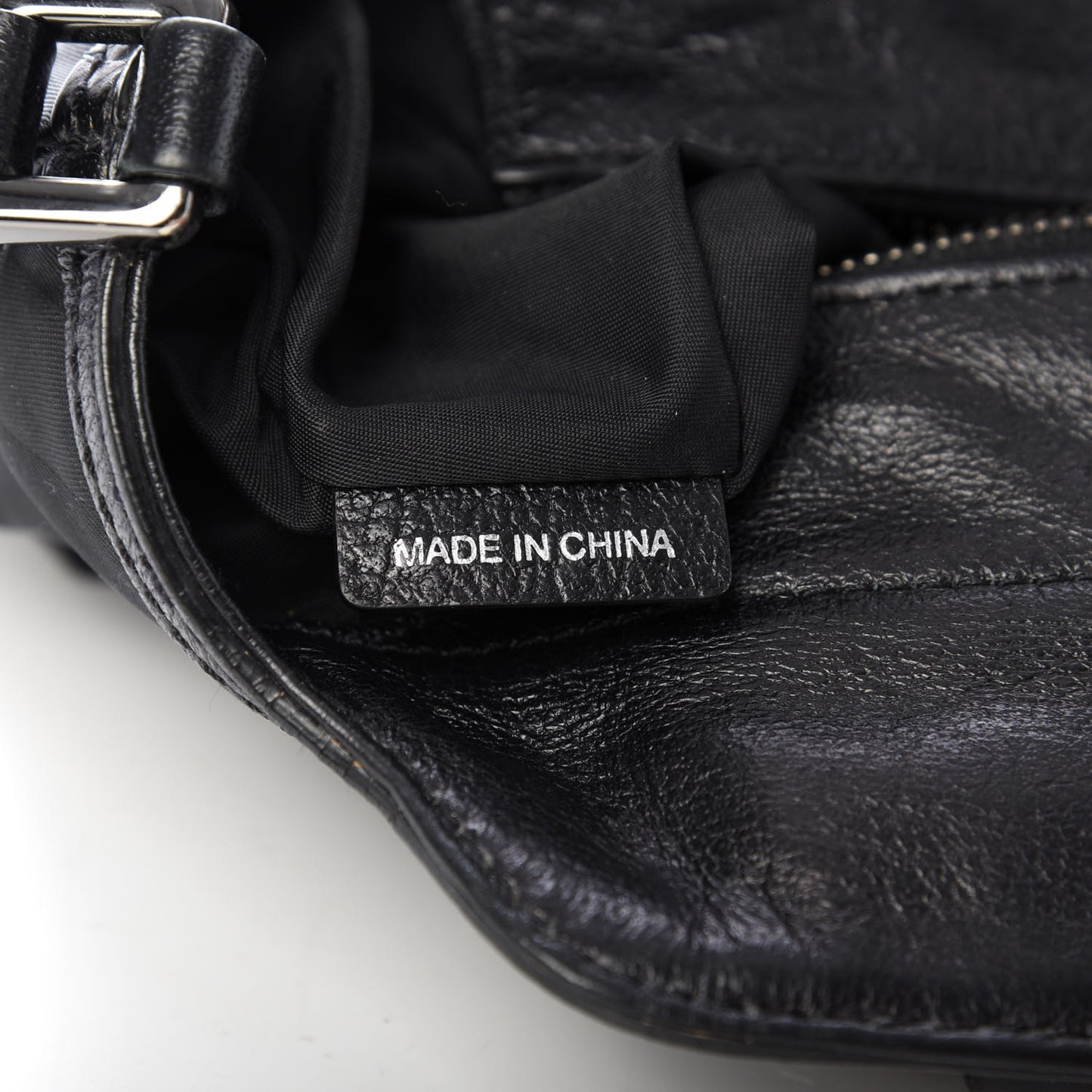 Nylon Tonal Check Torbitt Tote Black