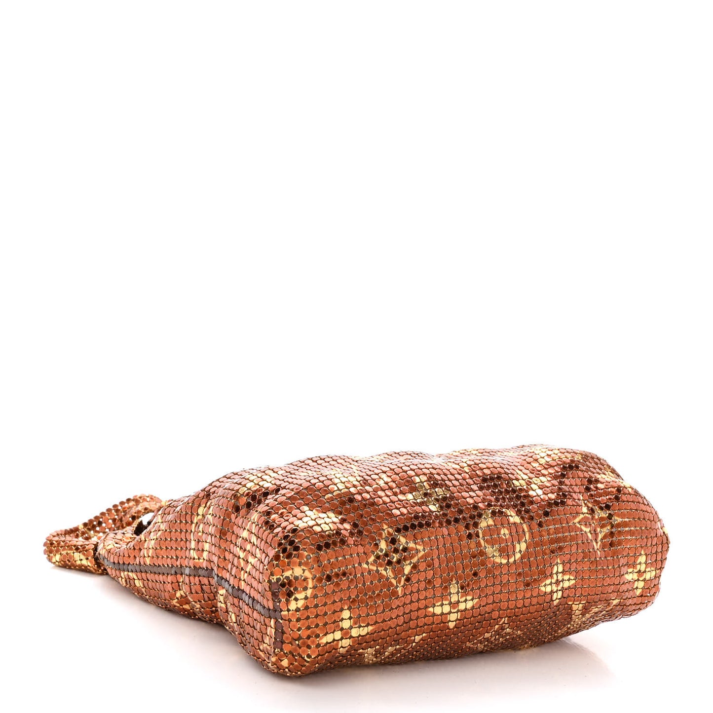Monogram Mesh Metal Frances Gold