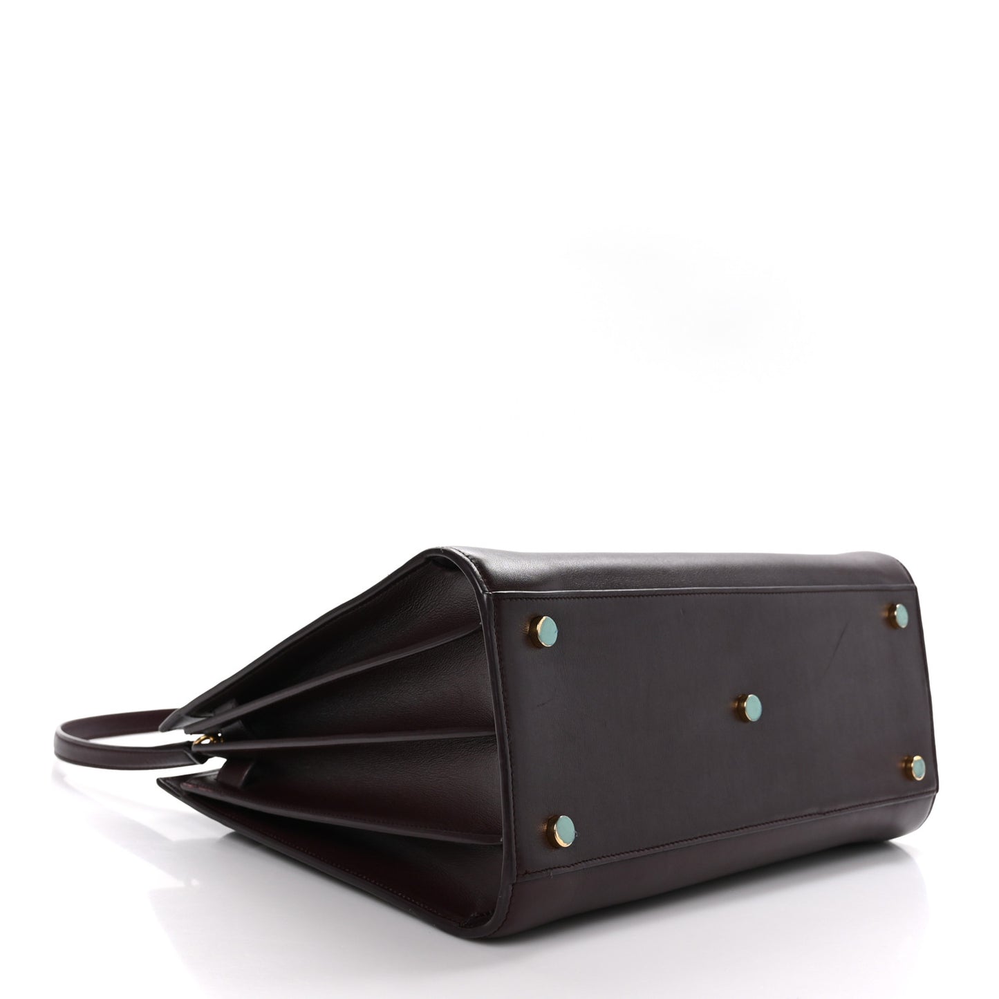 Grained Calfskin Small Classic Sac De Jour Bordeaux