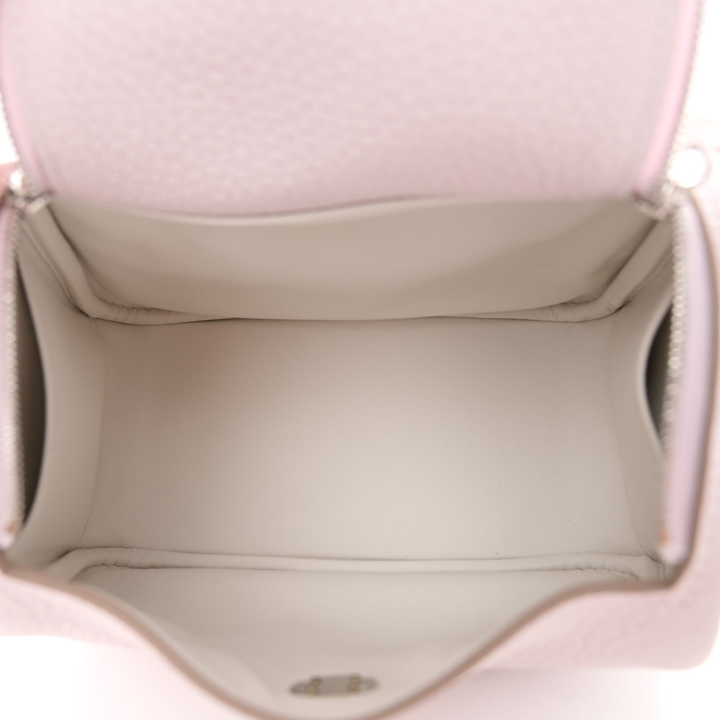 Taurillon Clemence Verso Mini Lindy 20 Mauve Pale Mushroom