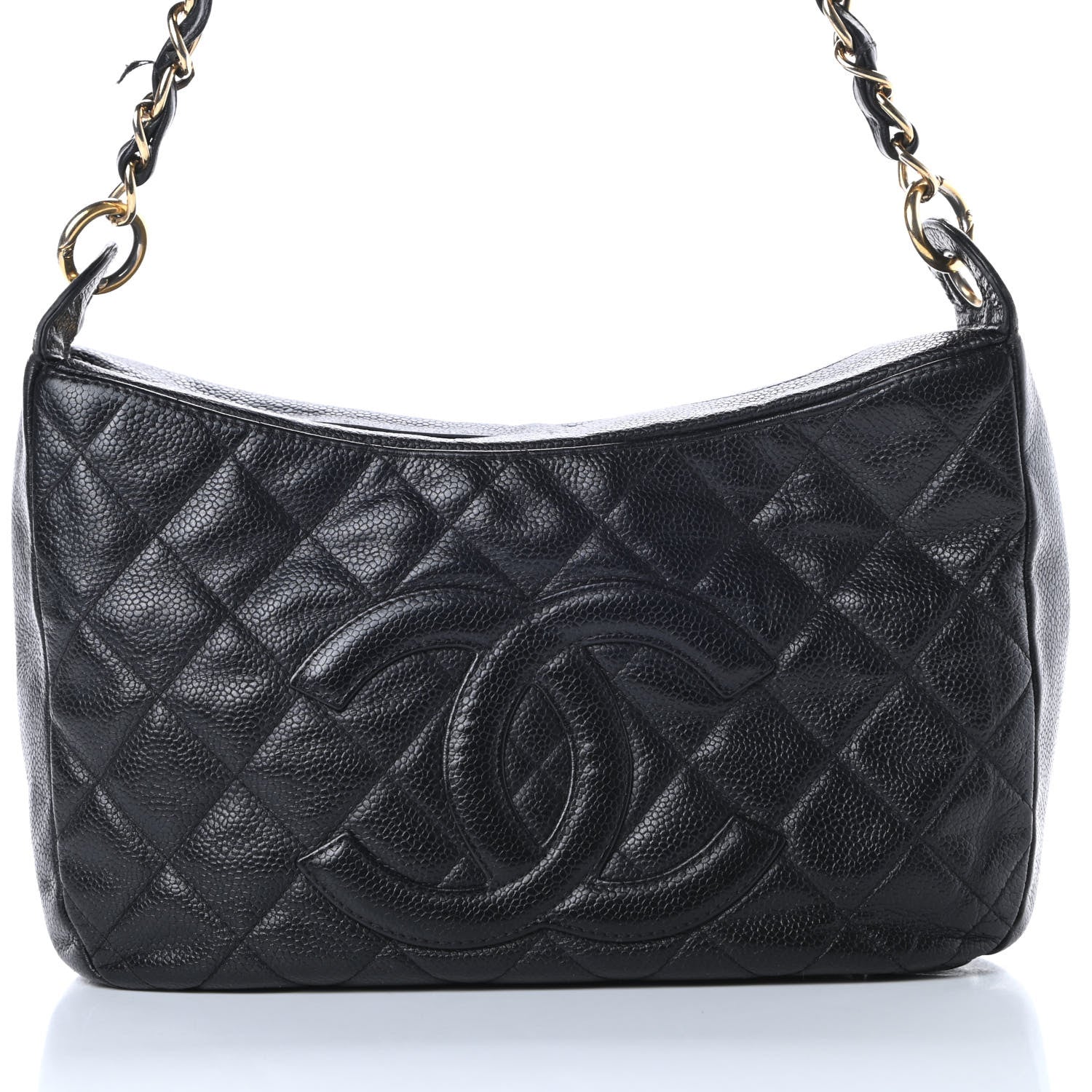Chanel Caviar Quilted Timeless CC Shoulder Bag Black 8 of 15