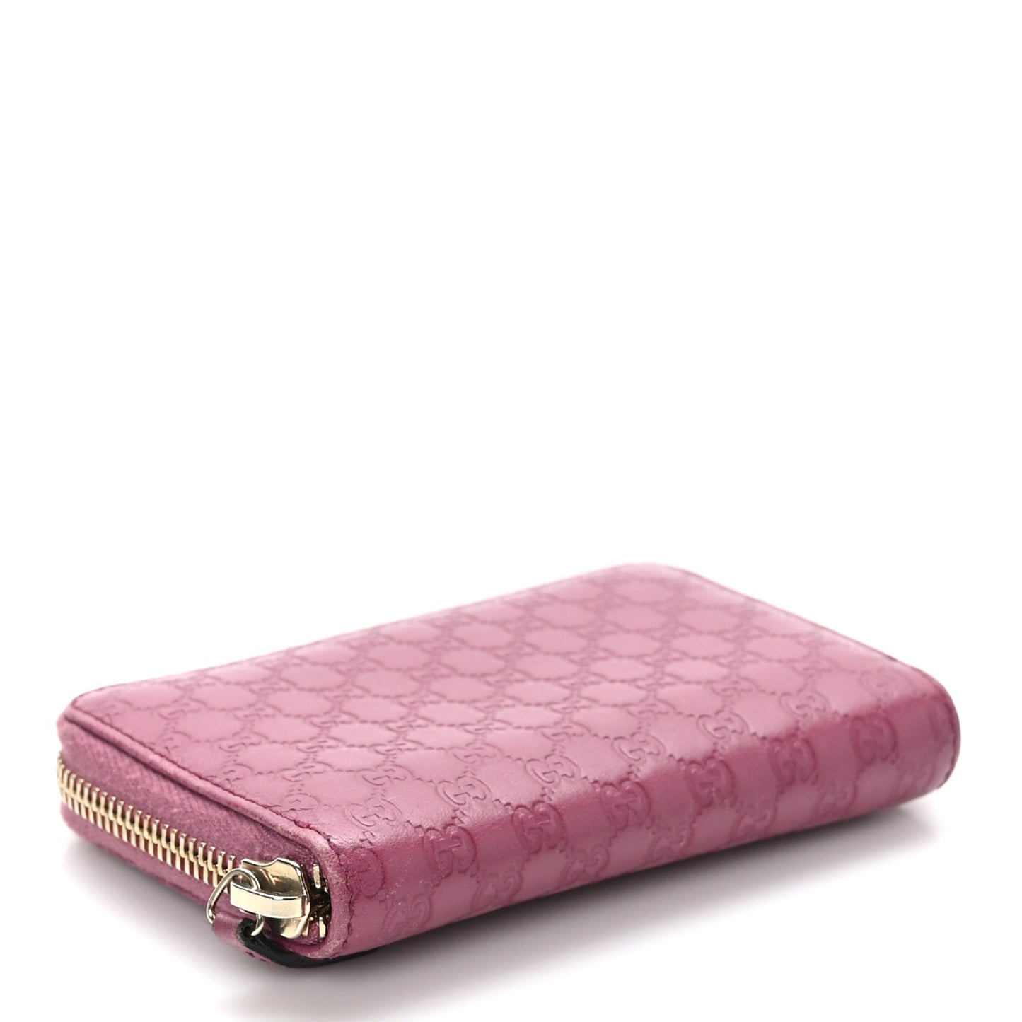 Microguccissima Zip Around Card Case Peonia Flower