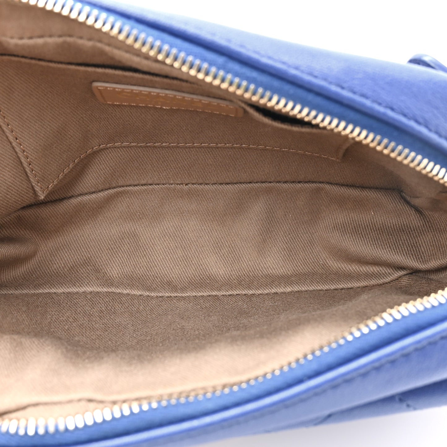 Calfskin Casual Trip Waist Bag Blue