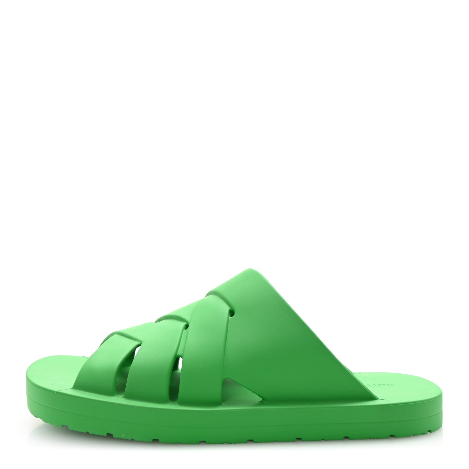 Bottega Veneta Rubber Flintstone Mules 43 Parakeet 1687420