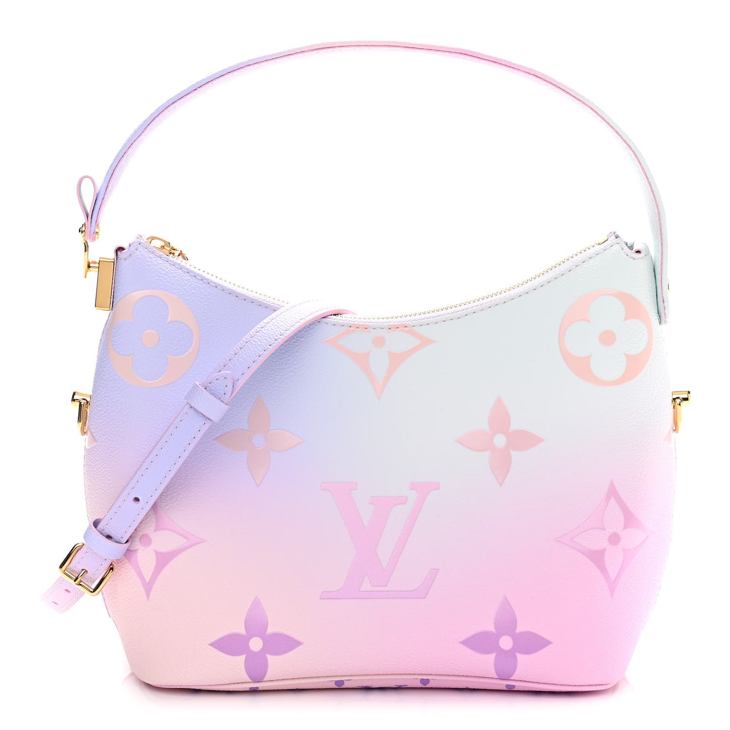 Monogram Giant Spring In The City Marshmallow Hobo PM Sunrise Pastel