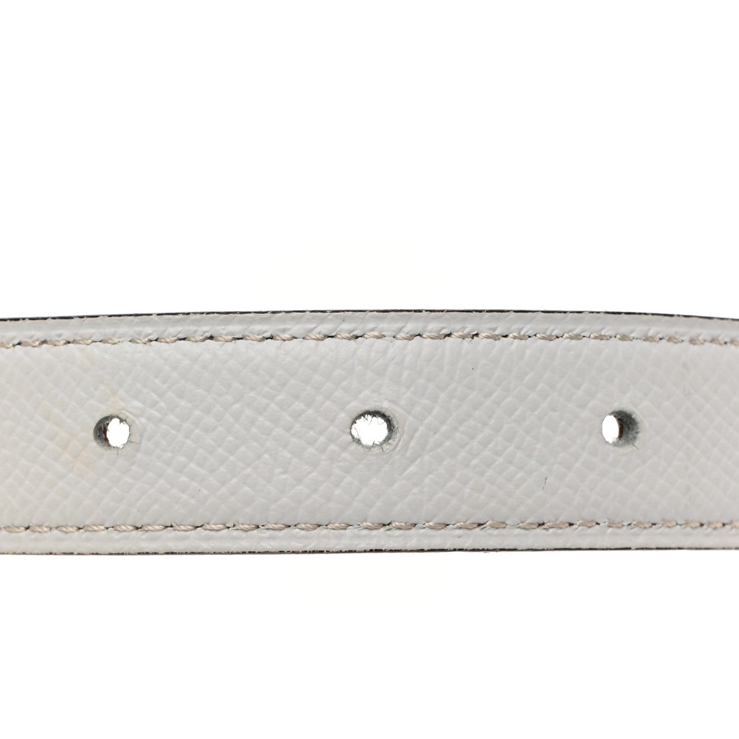 Hermes Epsom Swift 24mm Mini Constance H Belt 70 28 White Etoupe 5 of 7