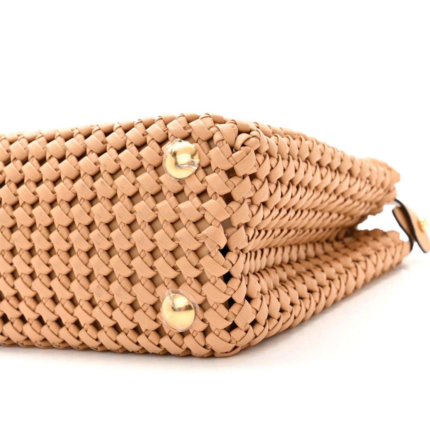 Nappa Matisse Intreccio Medium Peekaboo Iconic Satchel Durian