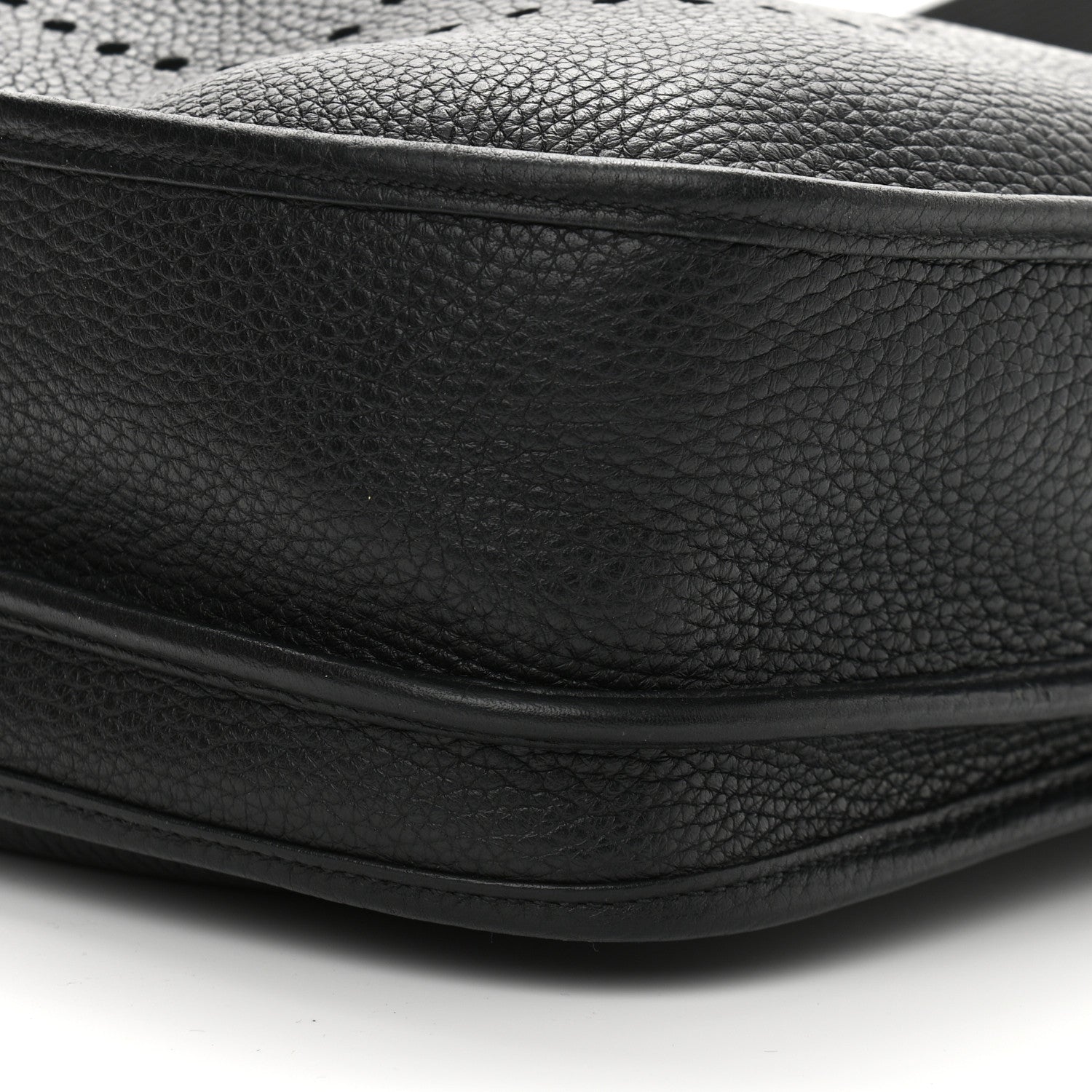 Hermes Taurillon Clemence Evelyne III PM Black 10 of 11