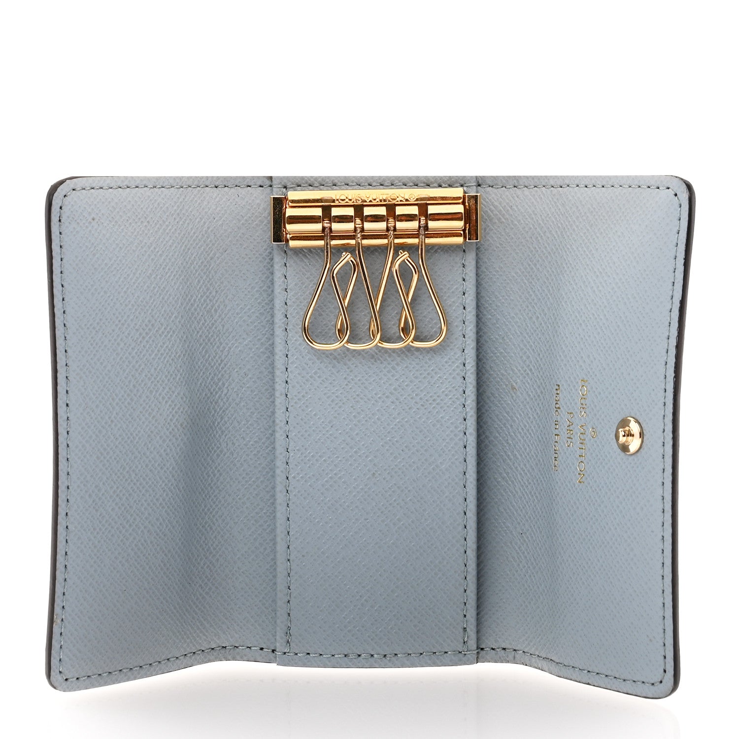 Louis Vuitton Monogram 4 Key Multicles Holder Blue 5 of 8