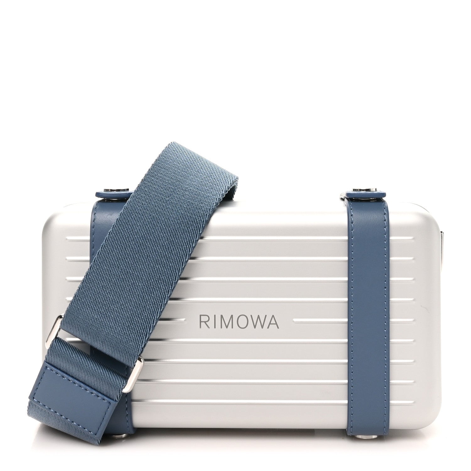 Rimowa Aluminum Cross-Body Bag Powder Blue 1942261 – FASHIONPHILE