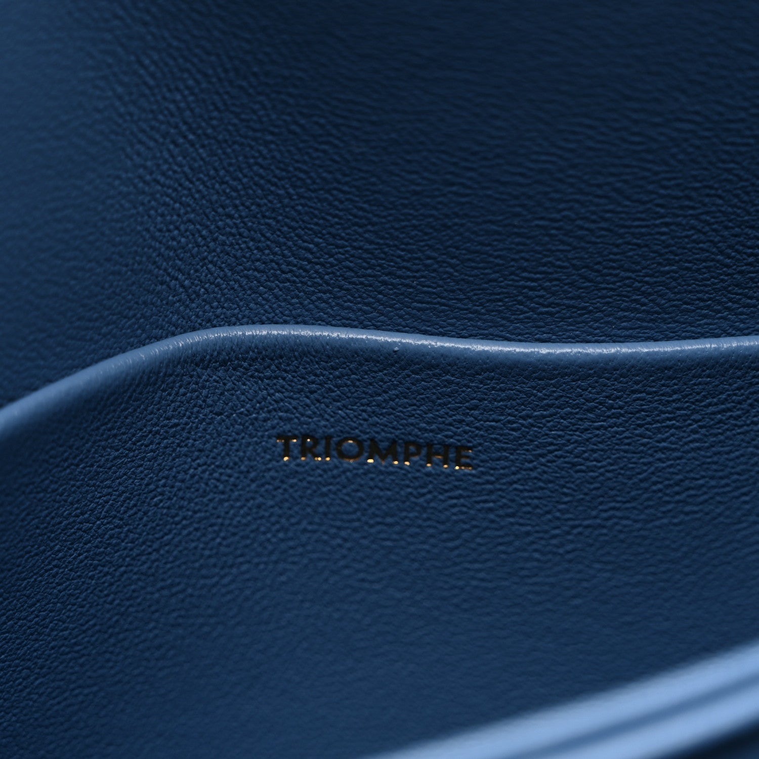 Celine Shiny Calfskin Teen Triomphe Azure 8 of 13