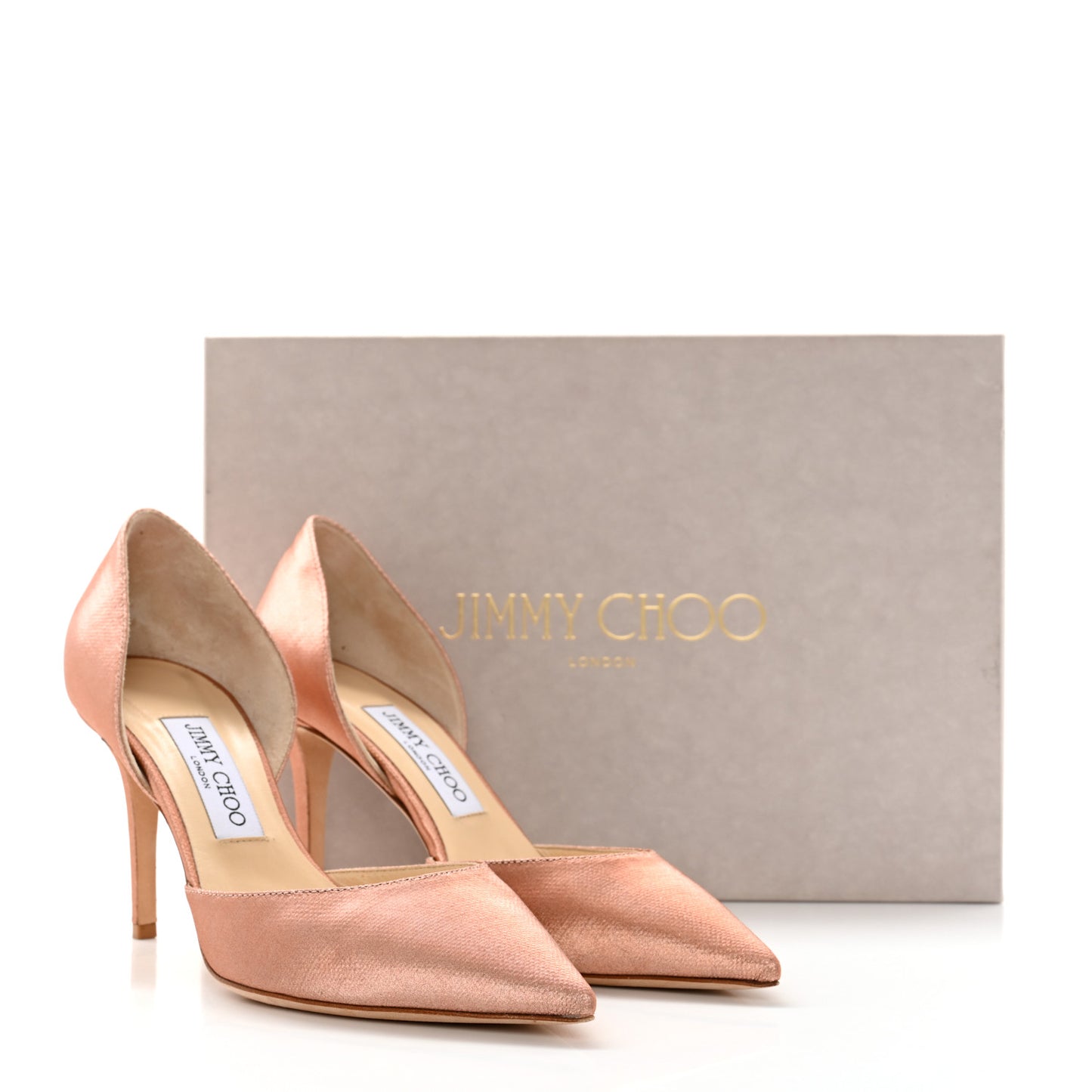 Satin Addison d'Orsay Pump 37.5 Light Pink