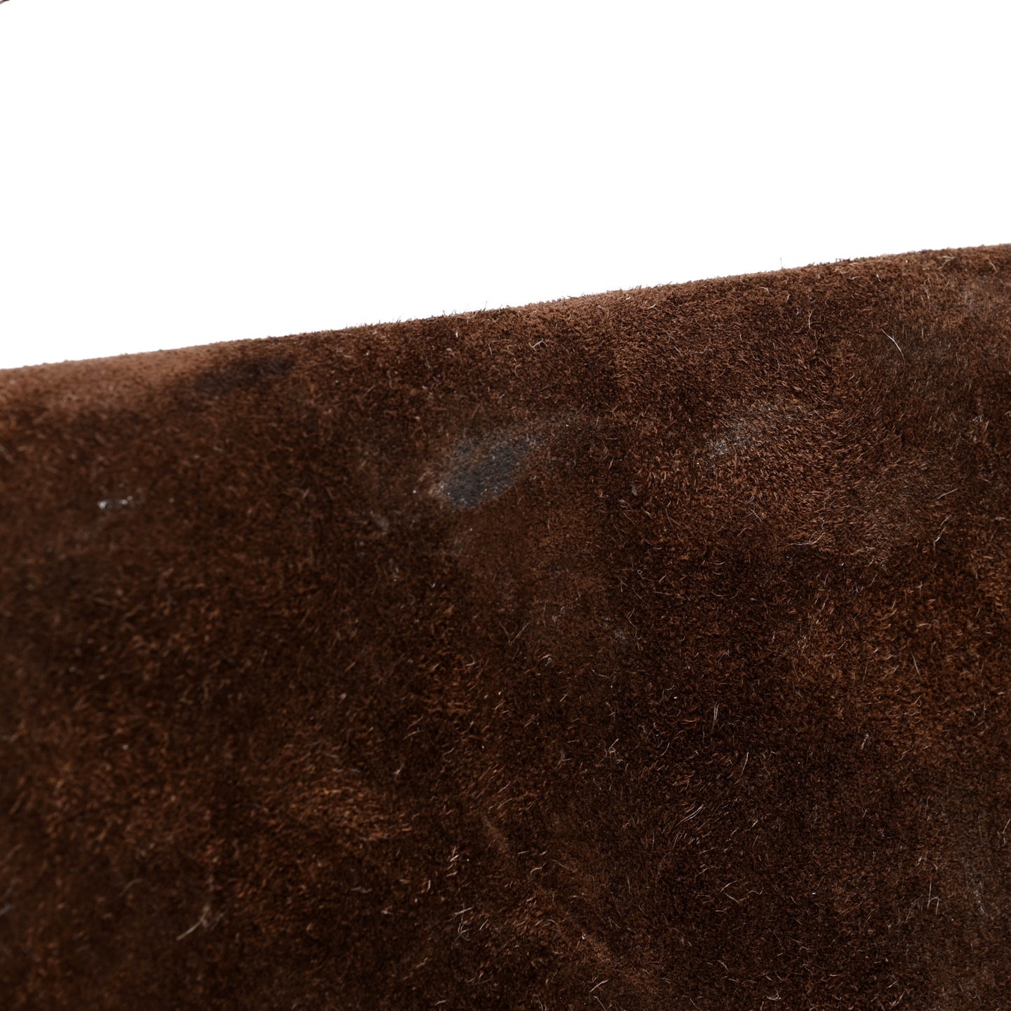 Suede Calfskin Mini Nu Twin Bag Mocha