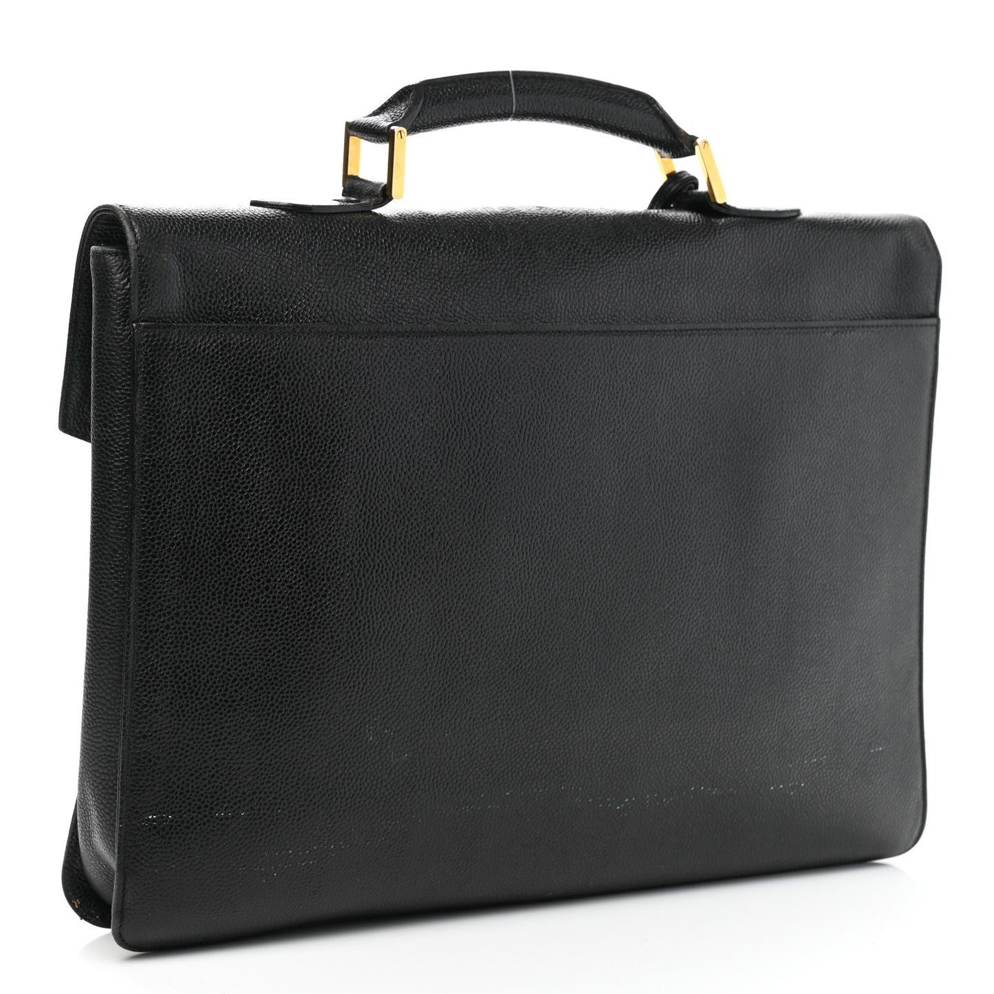Caviar Briefcase Laptop Bag Black