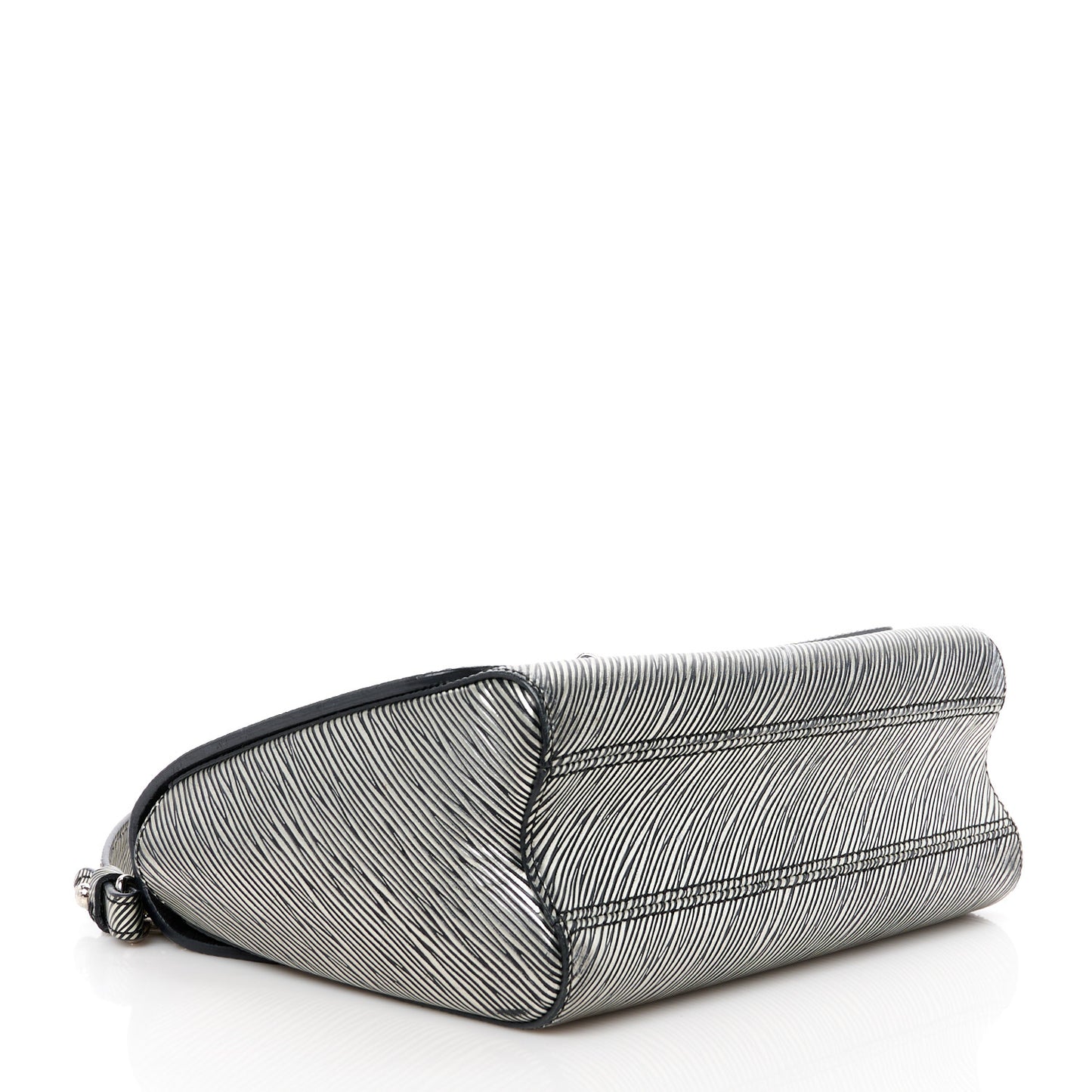 Epi Twist Shoulder Bag MM Platine