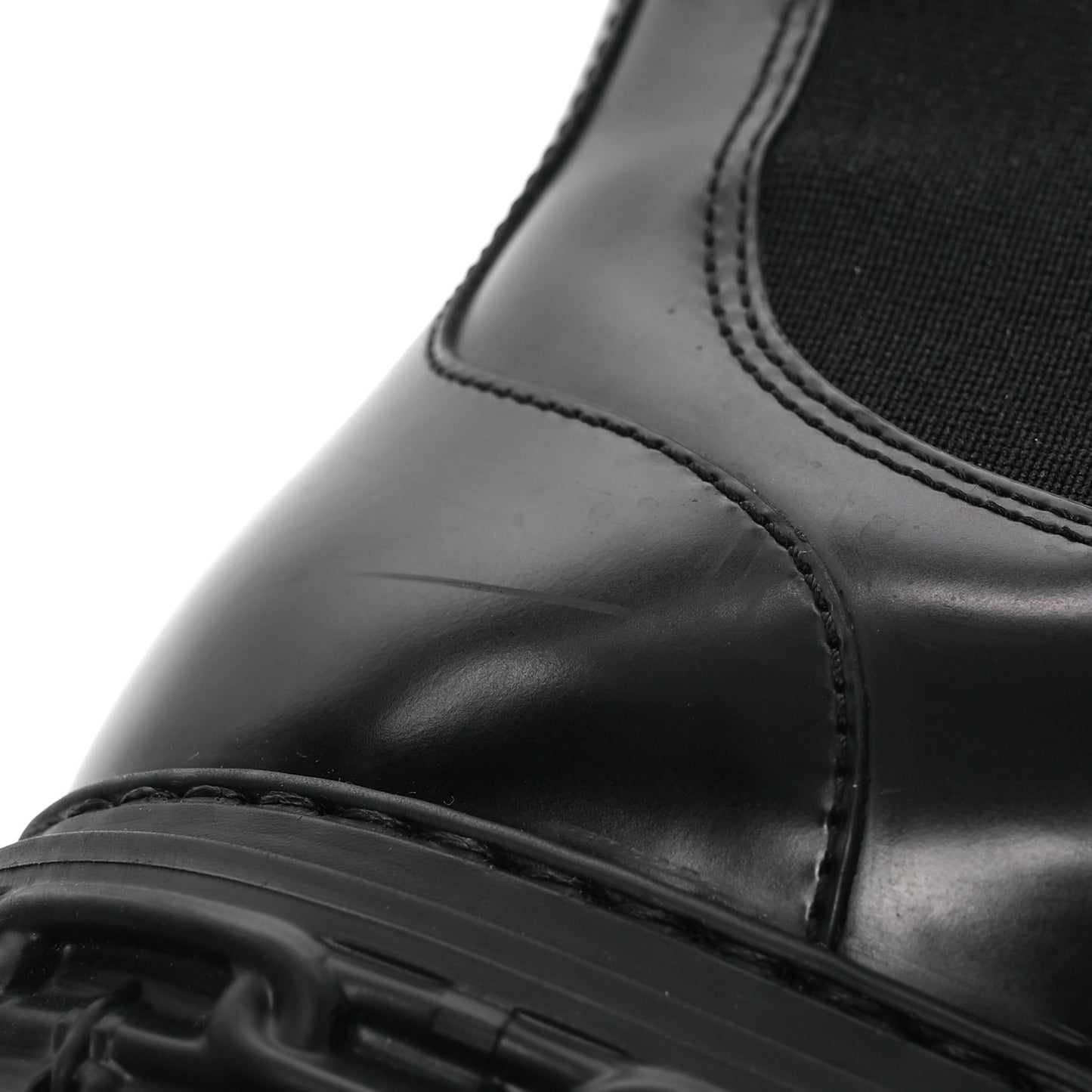 Calfskin Record Chelsea Boots 37 Black