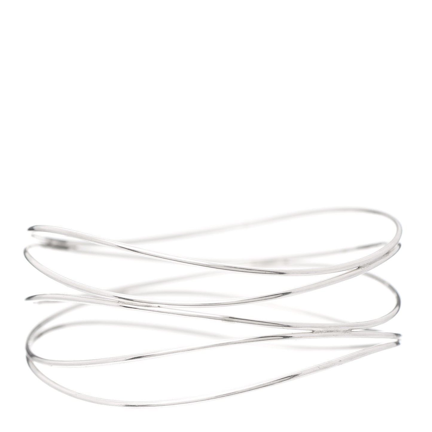 Sterling Silver Elsa Peretti Five Row Wave Bracelet
