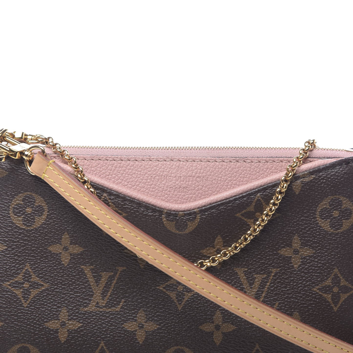 Monogram Pallas Clutch Rose Poudre