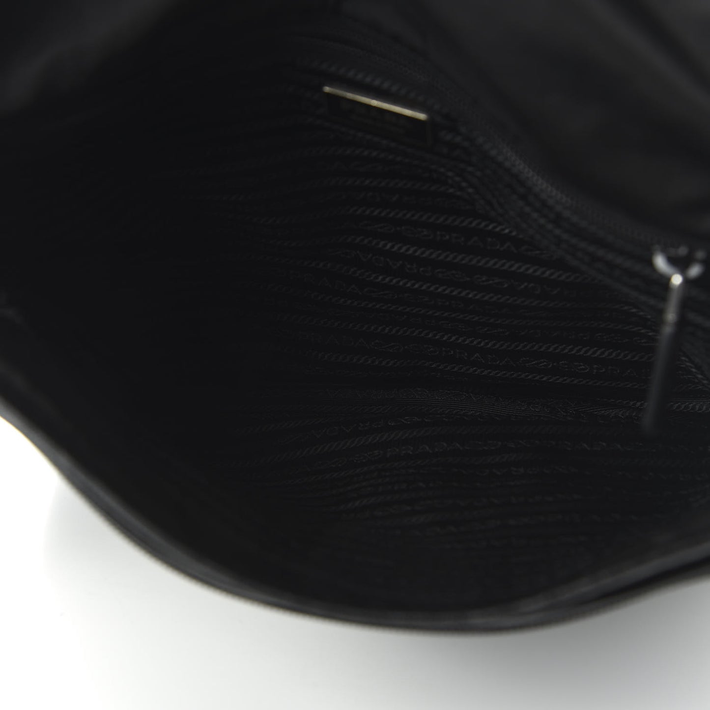 Tessuto Nylon Saffiano Messenger Satchel Black