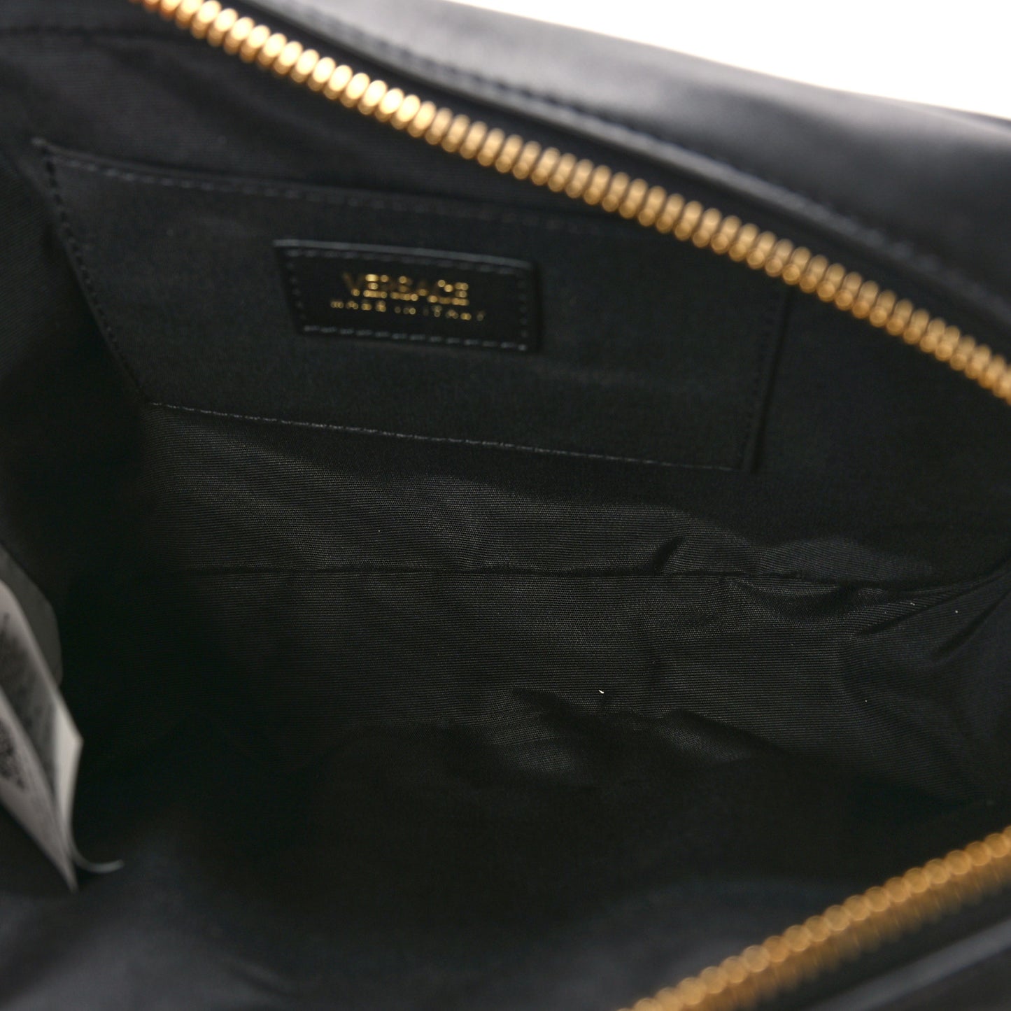 Nappa Quilted Medium Medusa Camera Bag Black