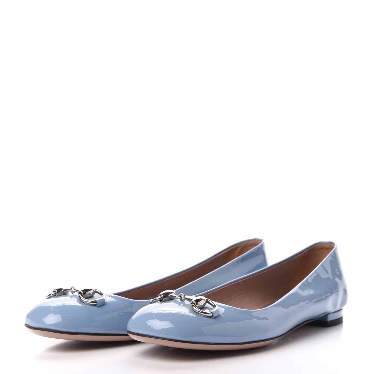 Patent Horsebit Jolene Ballerina Flats 36.5 Blue