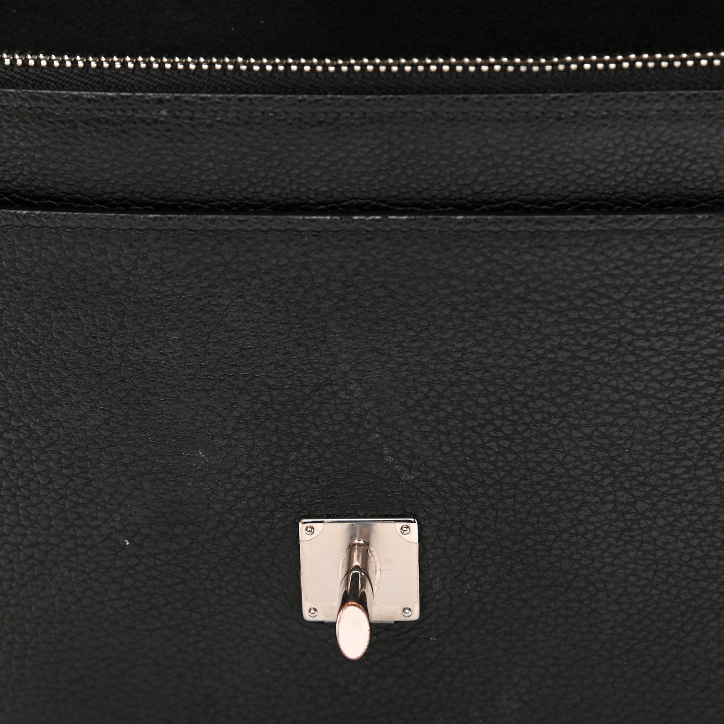 Soft Calfskin My Lockme Pochette Black