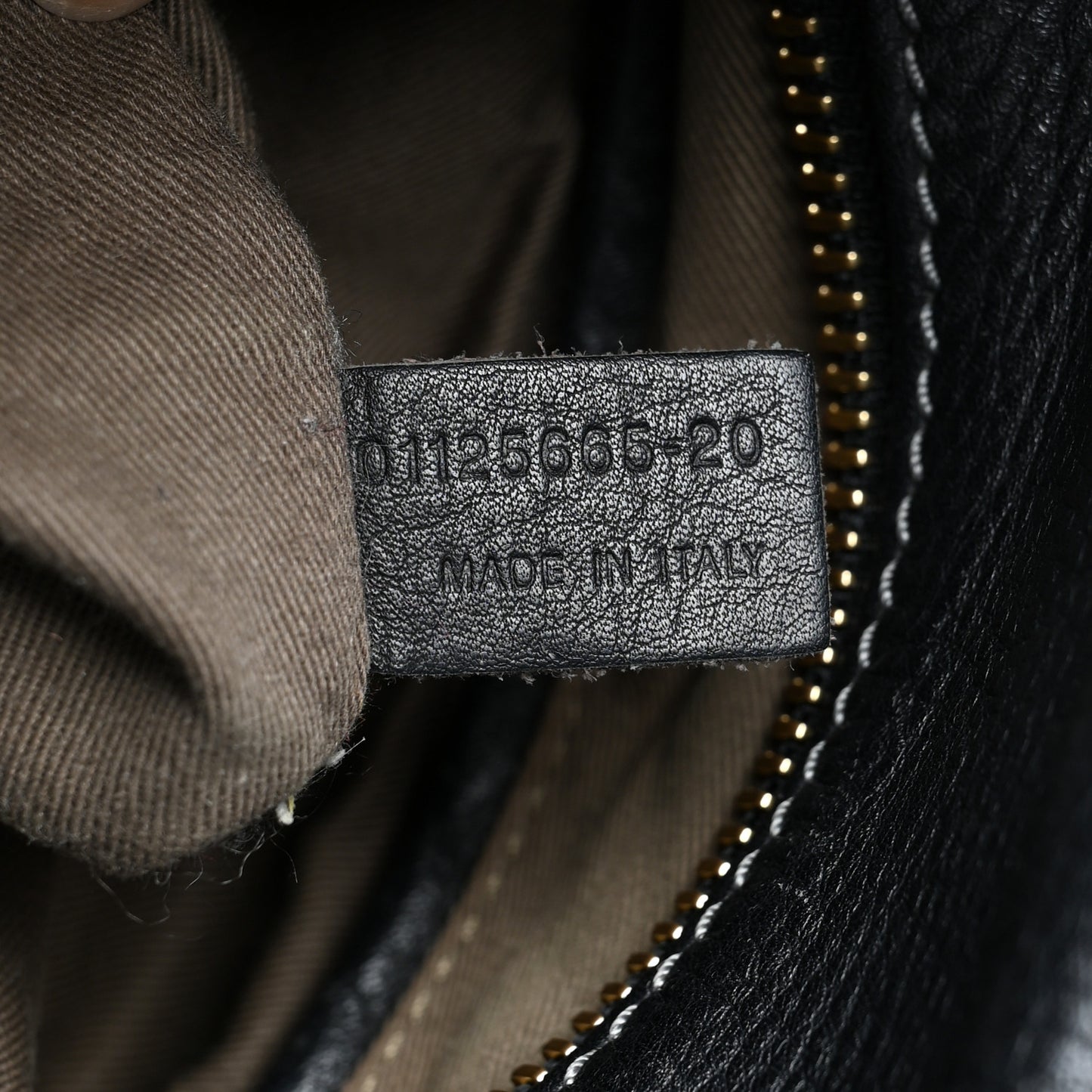 Calfskin Large Marcie Satchel Black